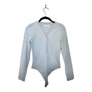 Aritzia Babaton Theodora Bodysuit in Chrome Size M